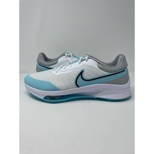 Size 14 Nike Air Zoom Infinity Tour Next% Golf Shoes White Blue Mens WIDE
